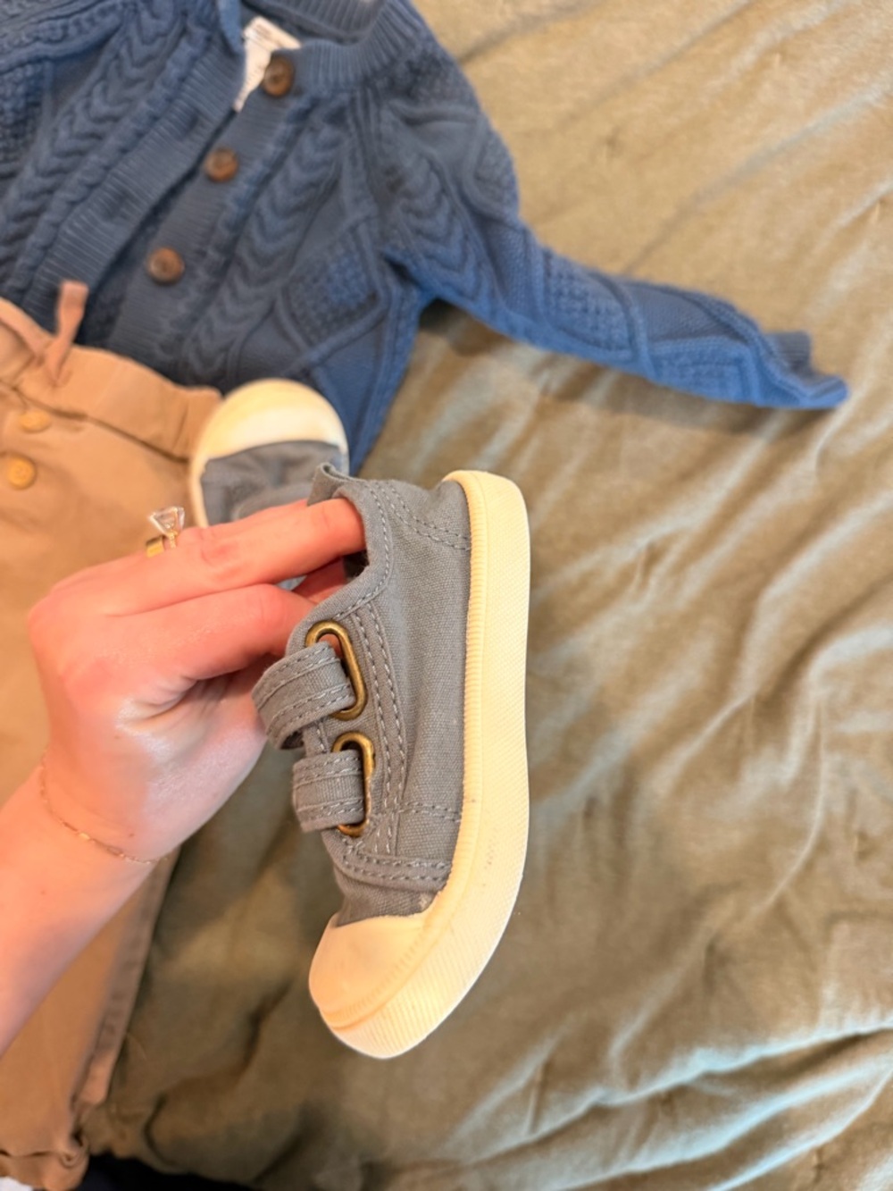 Pehr | Recess Sneaker Blue Velcro Sneakers - Picture 5 of 8